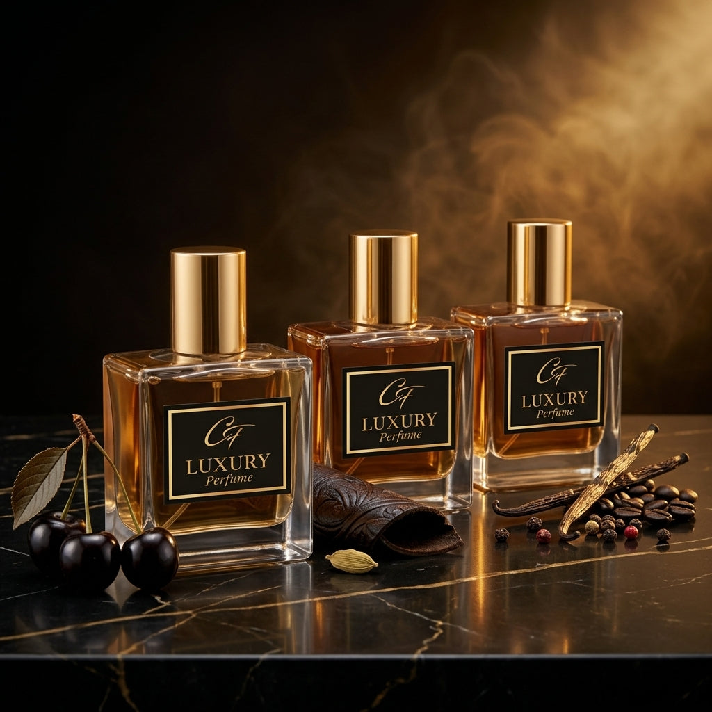 Set Descubrimiento "La Cita" — N.°3011 · N.°3010 · N.°1023 (Lost Cherry · Ombré Leather · Dark Vanilla)